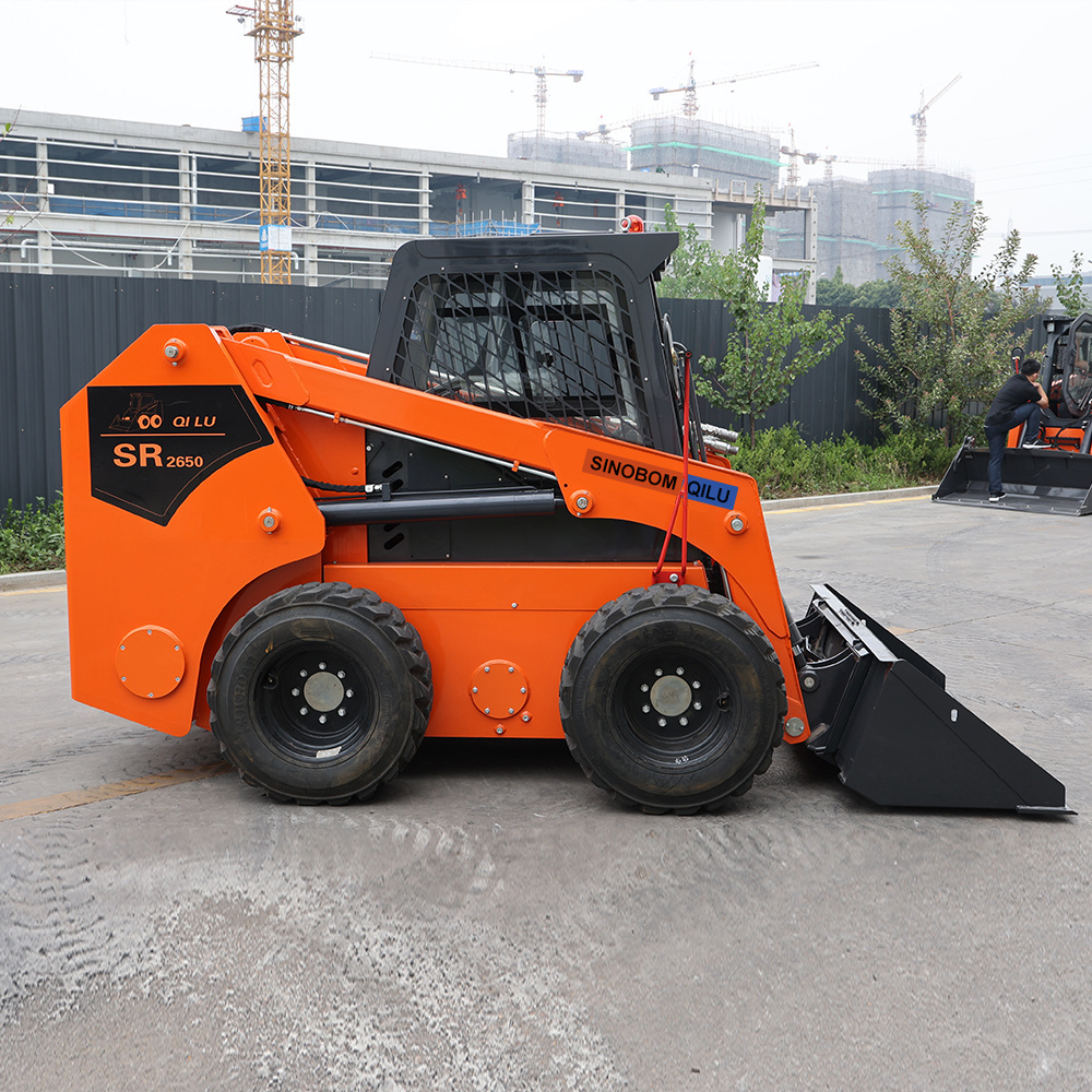 Best Heavy Duty Mini Skid Steer Loader With Bucket With Attachment And Tires