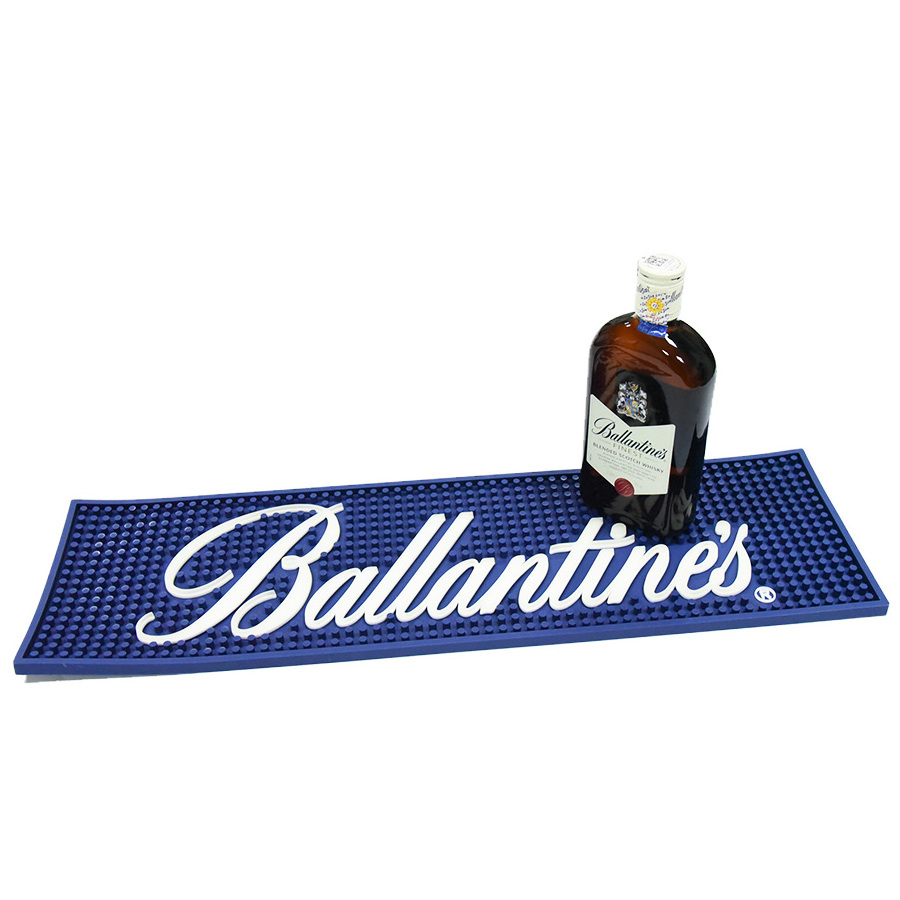 high quality pvc rubber plastic drink beer led bar mat for restaurant hotel bar party