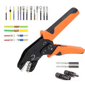 2024 new Solar panel terminal auto wire crimping terminal insulating terminals DIY hand crimp tool 6 in 1 function tool kit