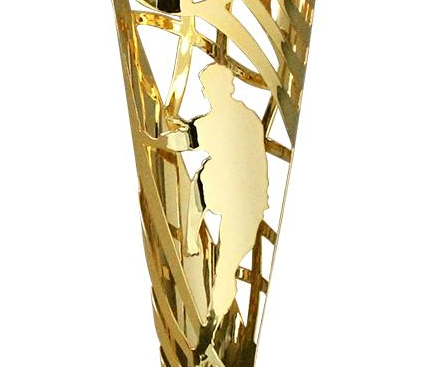 Hot selling football trophies soccer trophy 2023 unique design glitter trophy for souvenir gift