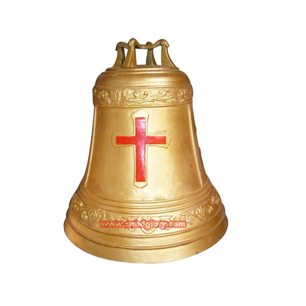 Hot Sale Custom Temple church Landscape decoration Design metal art sculpture bronze Church Bell