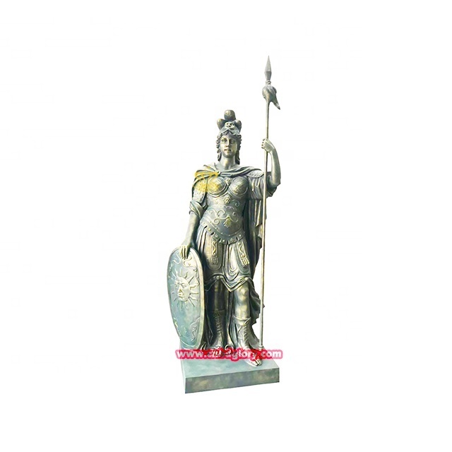 Customized main entrance garden gate Landscape decoration Design art Sculpture Fiberglass Soldiers Statue