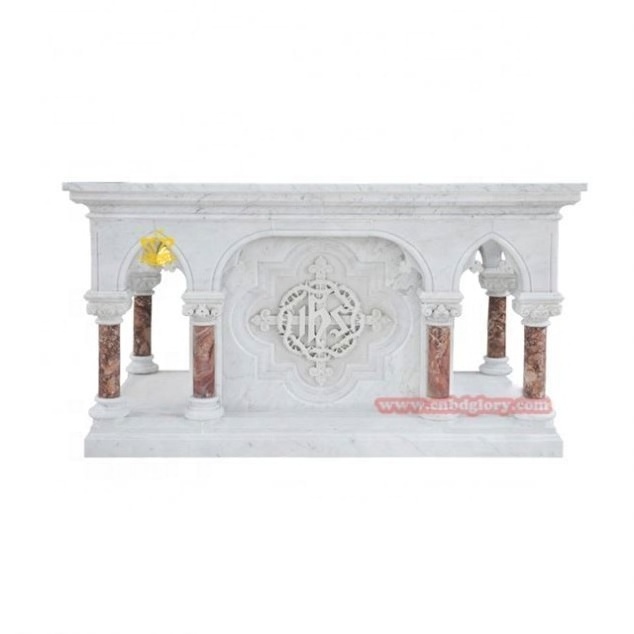 Christian cathedral stone art sculpture decoration church design Marble Altar