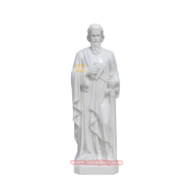 Western Christ Religious Church Cathedral decor design Stone art Sculpture Marble Saint St.Joseph Jesus Statue