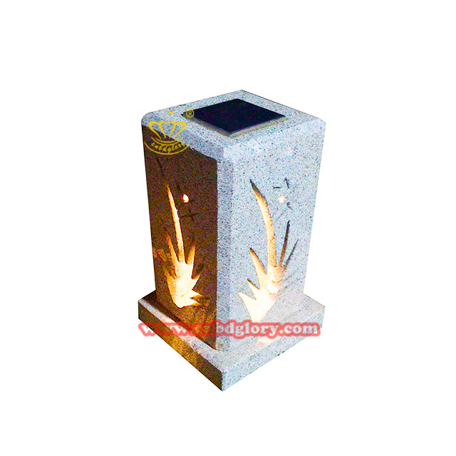 High Quality outdoor Lighting ornaments sculpture Marble Japanese Garden Lanterns