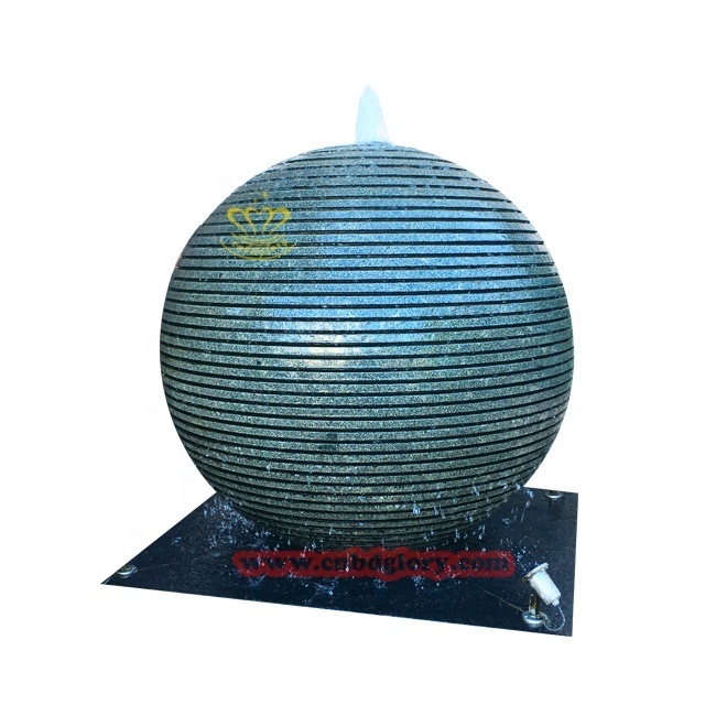 Stone-shadow carving art Ball water feature ornaments Floating Sphere Marble ball Fountain