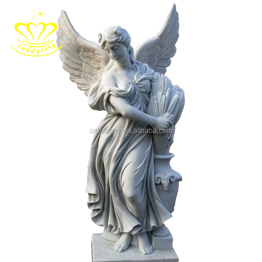 Outdoor Hotel Villa Garden Landscape decoration Design stone art sculpture Marble four seasons Goddess Statue