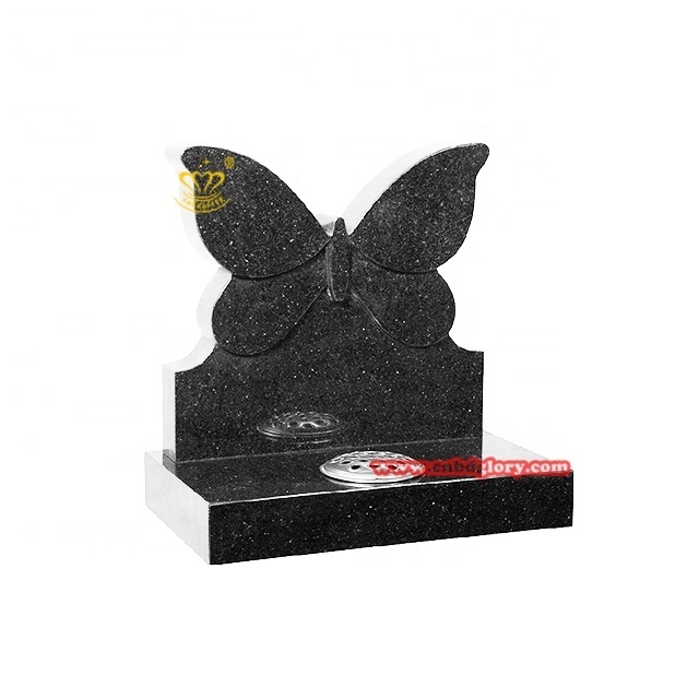 Outdoor cemetery Supplies sculpture Marble Granite Monument Headstone Tombstone With Vase