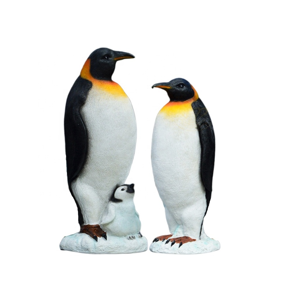 Outdoor garden Street Landscape decoration Design resin crafts art sculpture fiberglass penguin statue