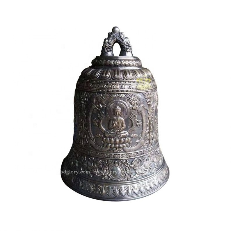 Hot Sale Custom Temple church Landscape decoration Design metal art sculpture bronze Church Bell