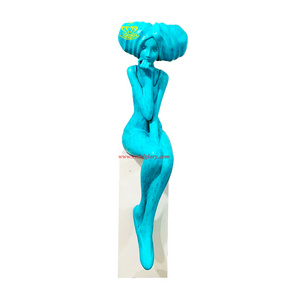 Shopping mall Hotel living room Street Landscape Design art design sculpture fiberglass abstract figure statue