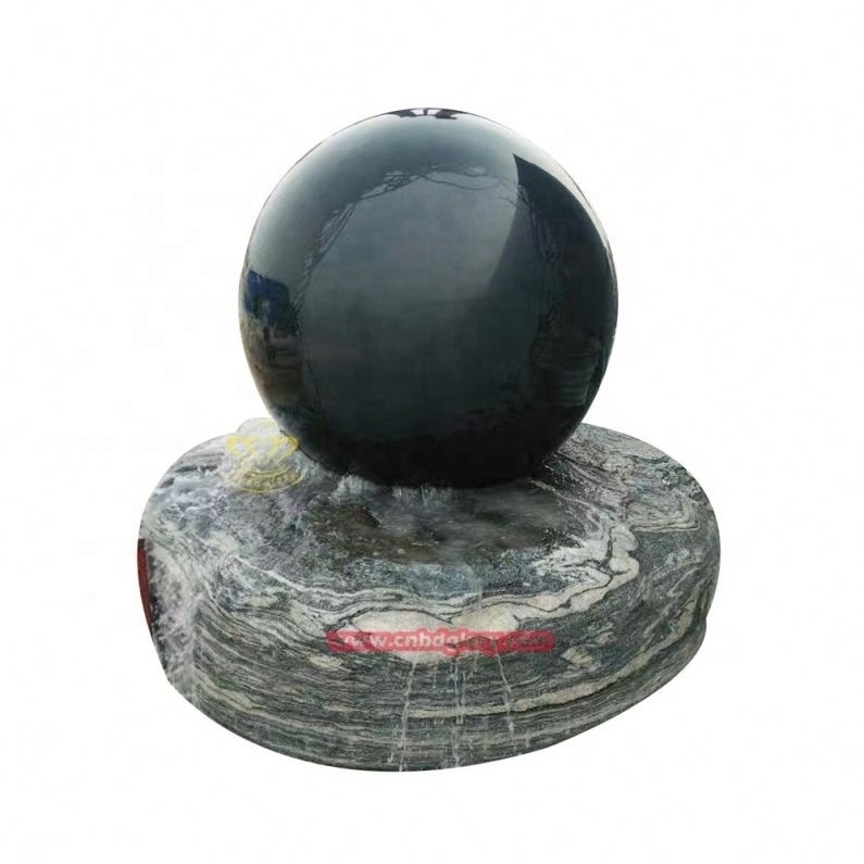 Stone-shadow carving art Ball water feature ornaments Floating Sphere Marble ball Fountain