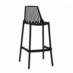 Wholesale Bar Restaurant Kitchen Furniture Counter Nordic Simple Patio Outdoor Club Plastic Bar Stool Chair