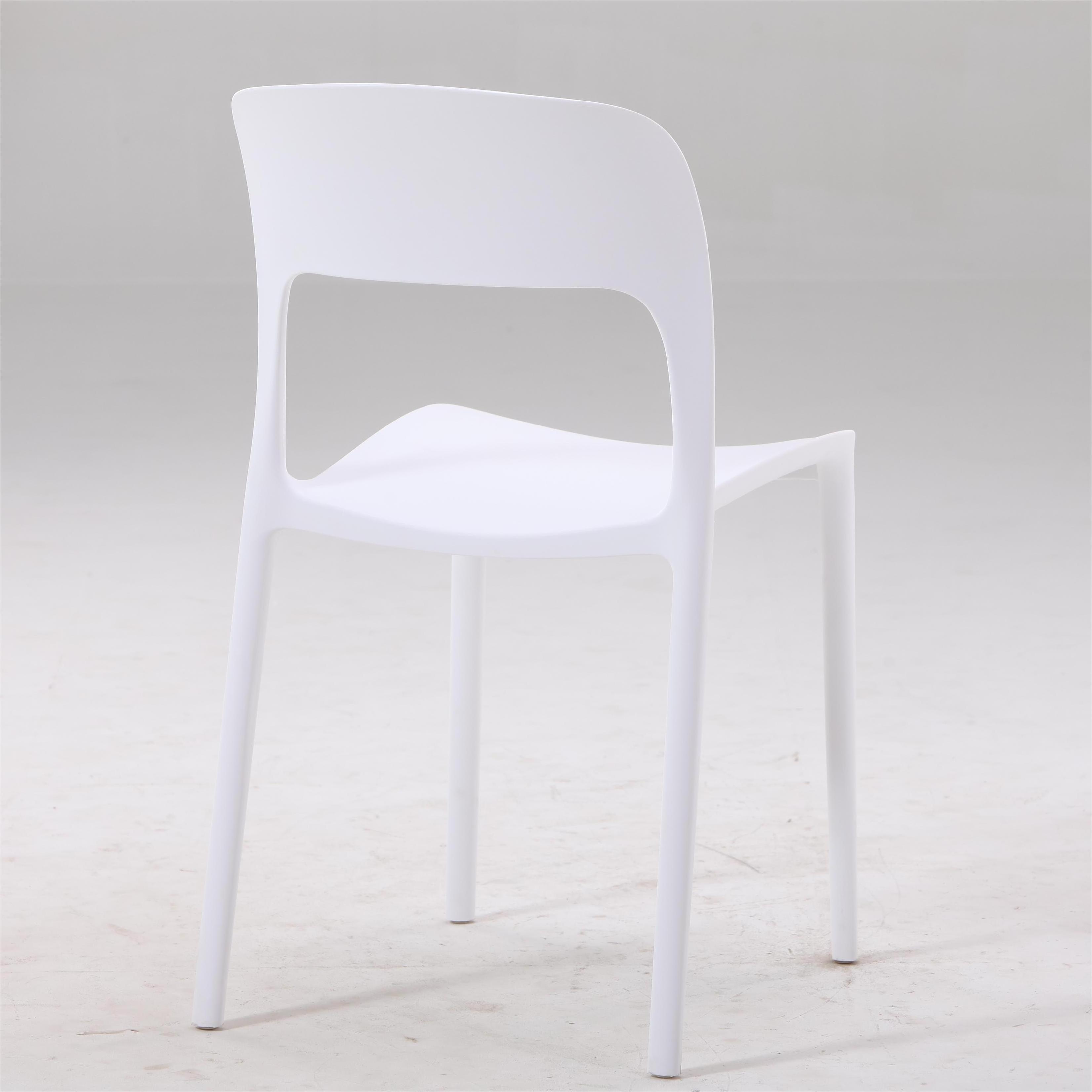 Wholesale Bazhou Furniture Bulk Modern Nordic Italian Stackable Kitchen Cafe Polypropylene Restaurant Pp Plastic Dining Chair