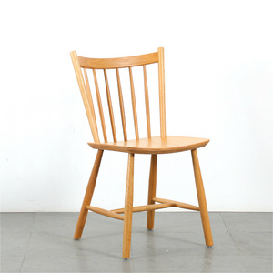 Indoor Antique Furniture Modern Wooden Oak Bentwood Windsor Natural Wood Chair for dining kitchen