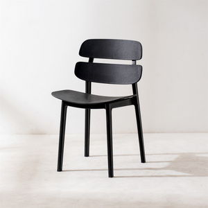 Factory Furniture Patent Scandinavian Modern Nordic Black PP Plastic Dining Room Chair