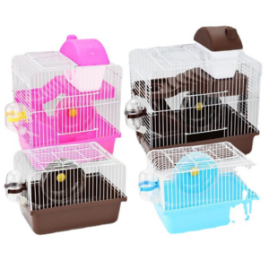 Manufacturer wholesale Custom  Luxury Foldable Carrier Portable Castle Hamster Cage