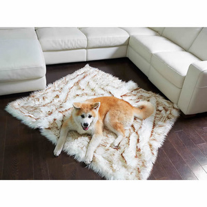 Custom Premium Luxury Pet Sofa Bed Cama Para Perro Orthopedic Personalised Soft Plush Dog Bed with Removable Cover