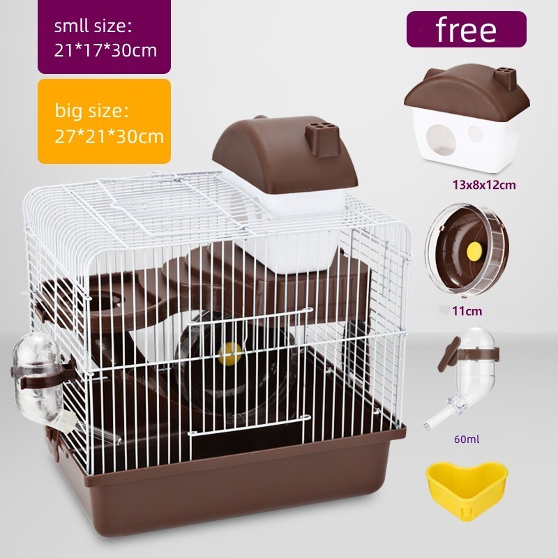 Manufacturer wholesale Custom  Luxury Foldable Carrier Portable Castle Hamster Cage