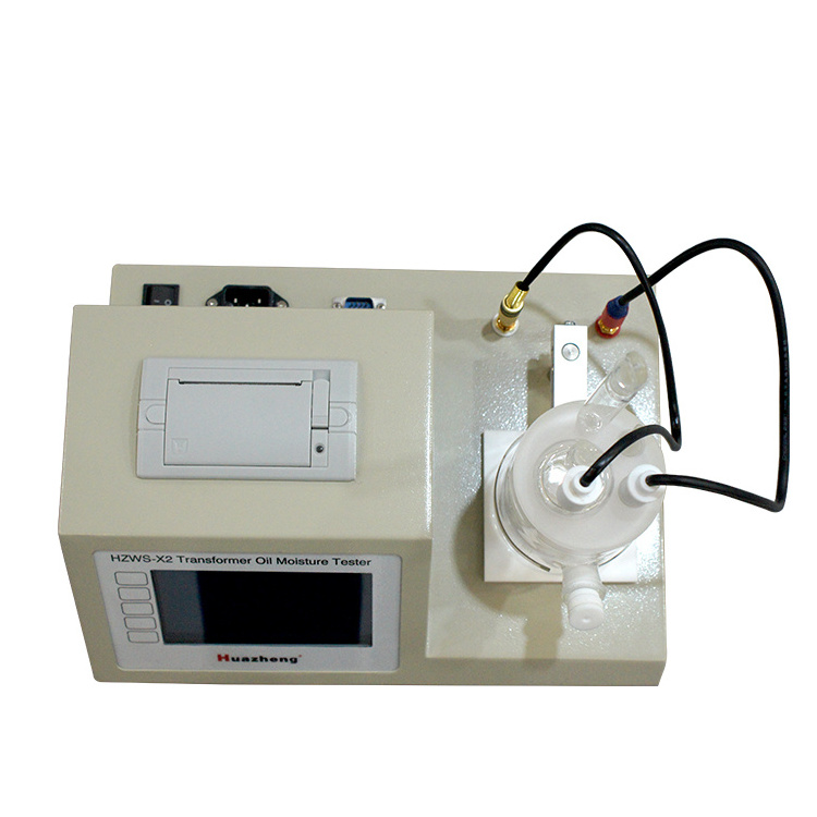 Huazheng Electric Digital Karl Fischer Water Content Tester insulating oil trace Moisture analyzer