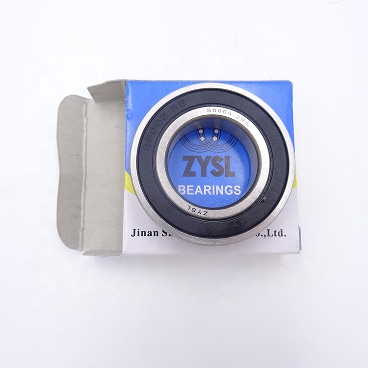 6006 2RS deep groove 30*55*13mm Hybrid ceramic ball bearing Si3N4 balls stainless steel rings for bike