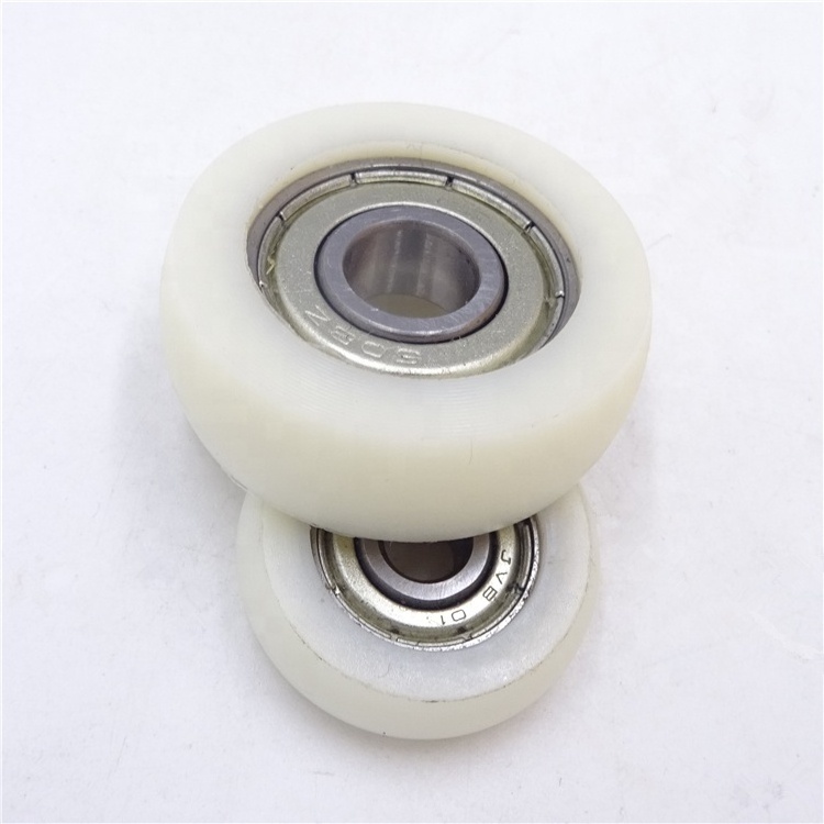 608ZZ plastic nylon pu coated bearing 8*30*10mm deep groove ball bearing 608ZZ