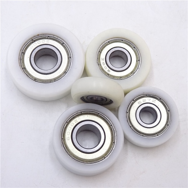 608ZZ plastic nylon pu coated bearing 8*30*10mm deep groove ball bearing 608ZZ