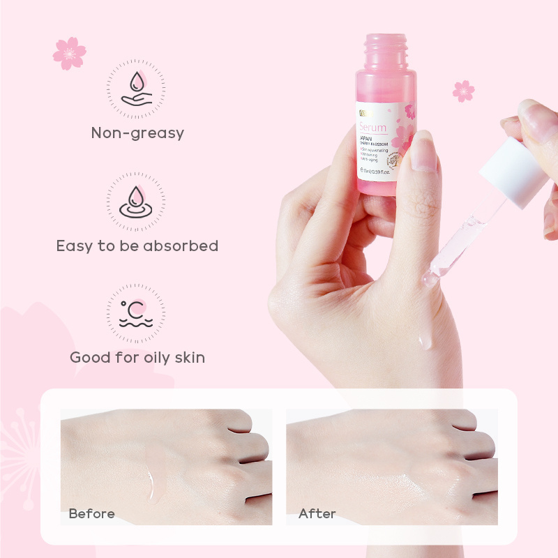 Fenyi Japan Cherry Blossom Face Serum 17ml Brighten Skin Tone Anti-Aging Moisturizing Facial Serum