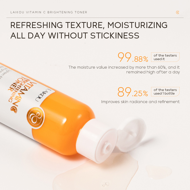 Brightening Skin Reduce Spots Fine Lines Hydrating Skin Care 100ml Laikou Vitamin C Face Toner