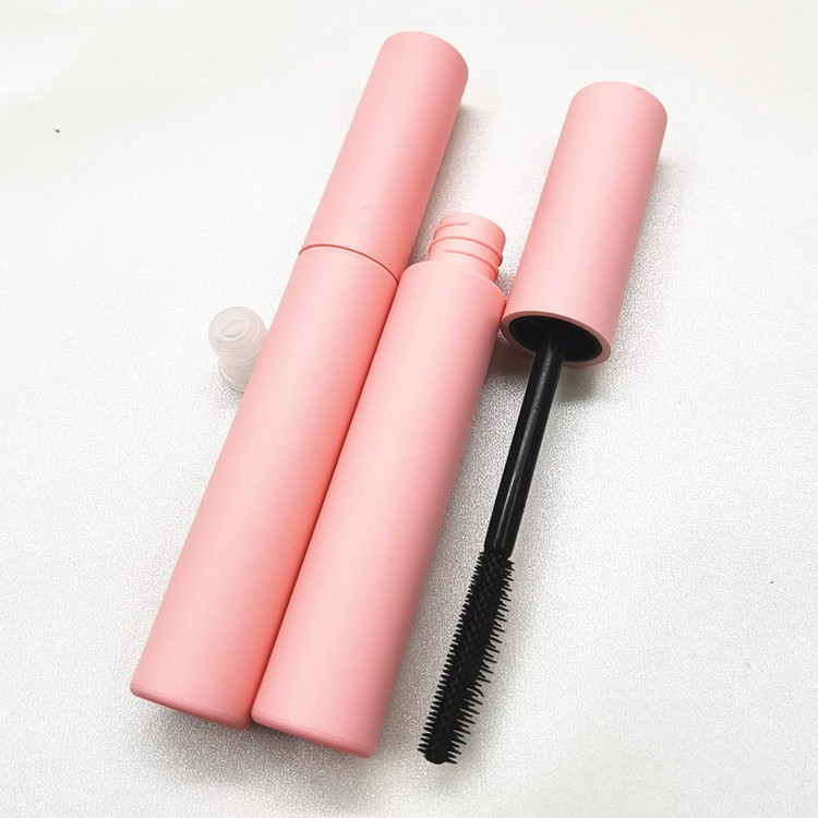 matte pink 3ml eyelash serum bottle with various special mascara brush