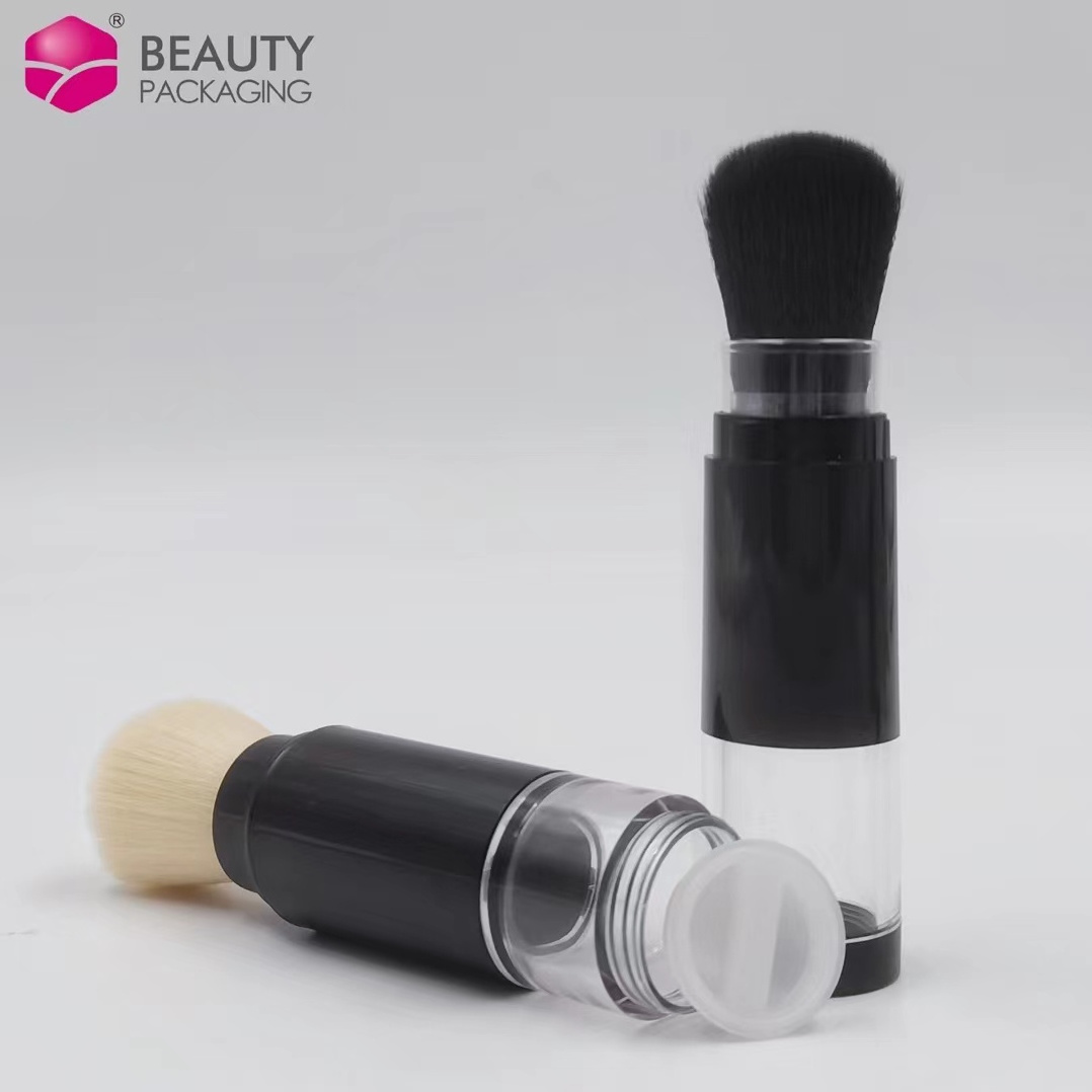 Wholesale Single Setting Loose Powder Brush Portable Makeup Blusher Soft Goat Hair Brush