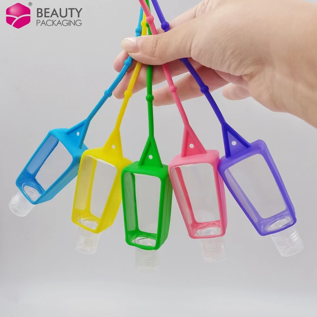 Mini Cute 30ml traveling size portable hand sanitizer gel bottle with flip top cap