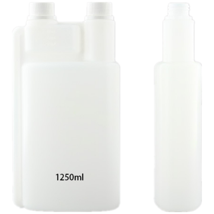 100ml 500ml 1000ml Plastic HDPE Dispenser Double Twin Neck Dosing Bottle