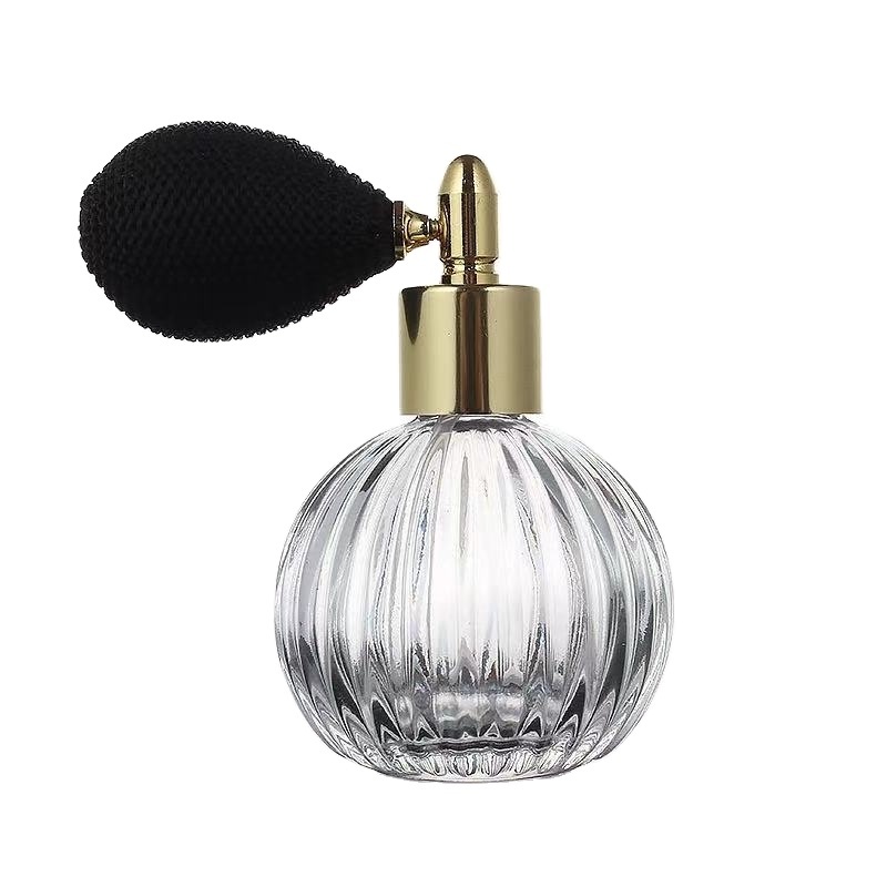 50ml 100ml Screw-Top Glass Perfume Pineapple Bottle with 18MM Airbag Perfume Bottle Nozzle