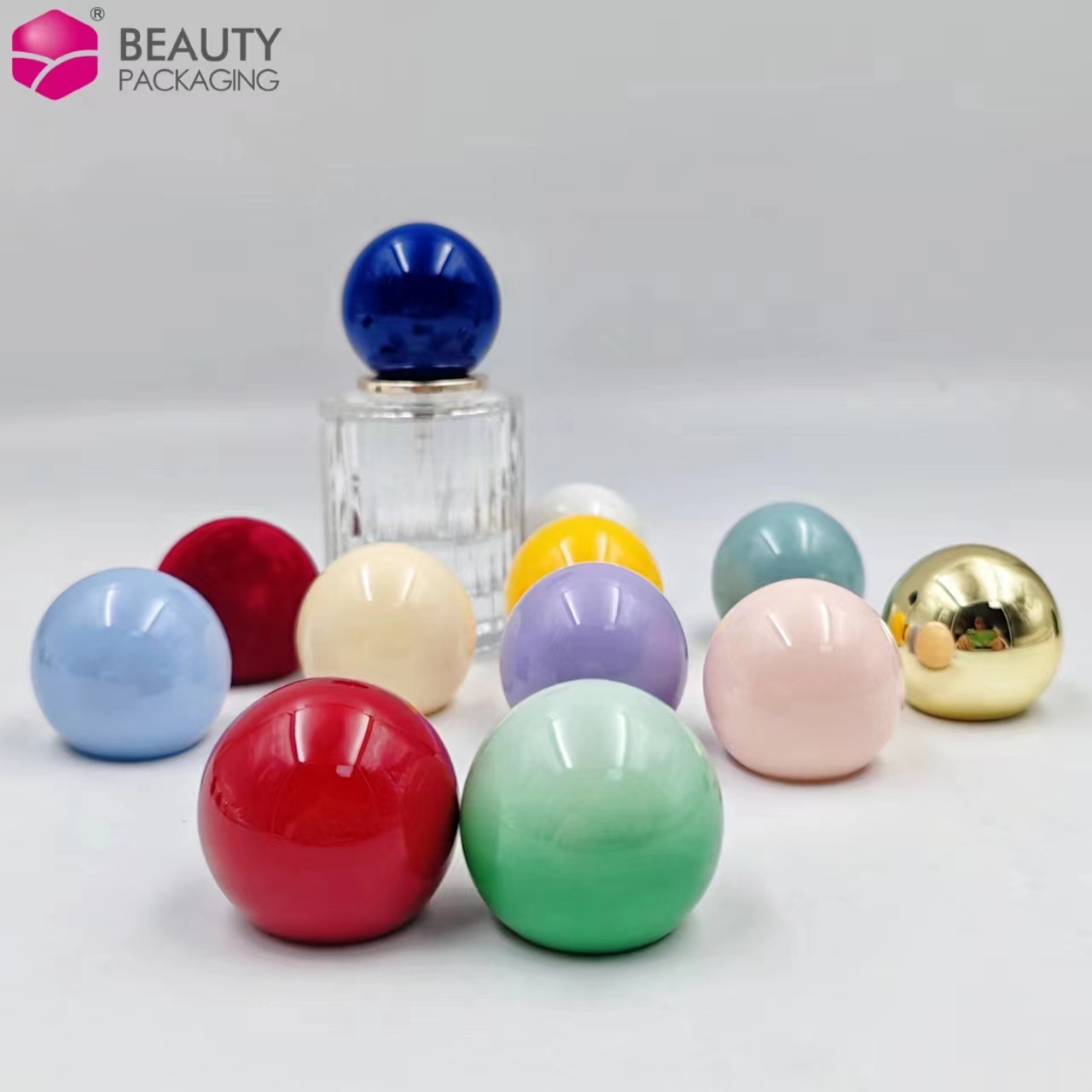 Wholesale Luxury Colorful Perfume Packaging Accessories Round Abs Resin Cap Perfume Glass Bottle Cap FEA15