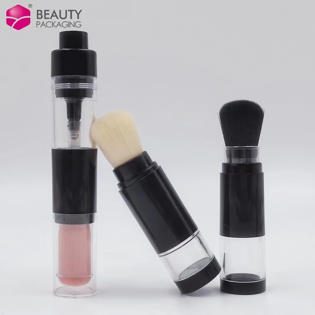 Wholesale Single Setting Loose Powder Brush Portable Makeup Blusher Soft Goat Hair Brush