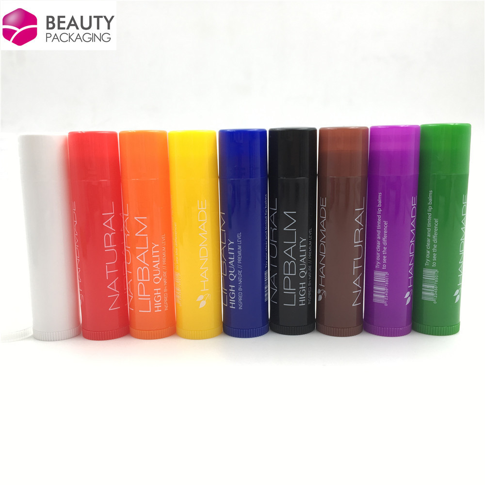 wholesale 5ml 5g white black transparent colour empty chapstick lipstick container lip balm tubes 5ml chapstick container tube