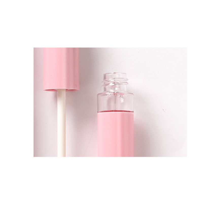 Empty Custom Girl Heart Pink Lip Gloss Tube /lip Gloss Container in Stock Cute Lipstick Cosmetics Screen Printing