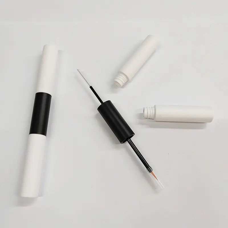 5ml Black Two In One Double Side Ended 2 In 1 Mascara  And Eyeliner Container Tube