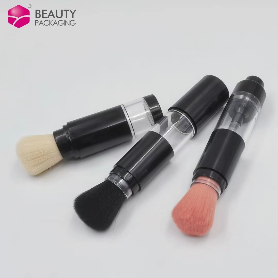 Wholesale Single Setting Loose Powder Brush Portable Makeup Blusher Soft Goat Hair Brush