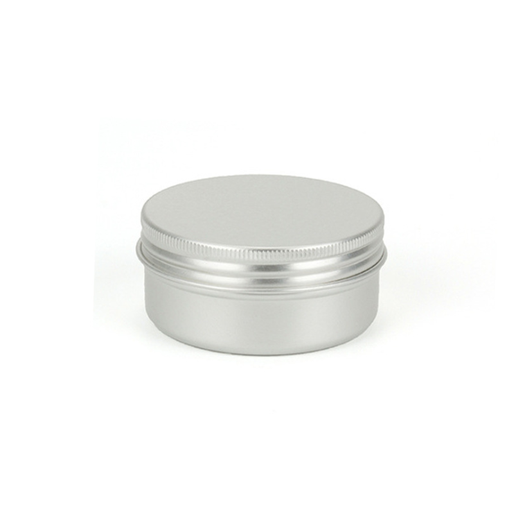 In Stock 5 15ml 30ml 50ml Wholesale Small Metal cosmetic Tin can packaging Round Box Empty Lip Balm Aluminum Cream Jar With Lid