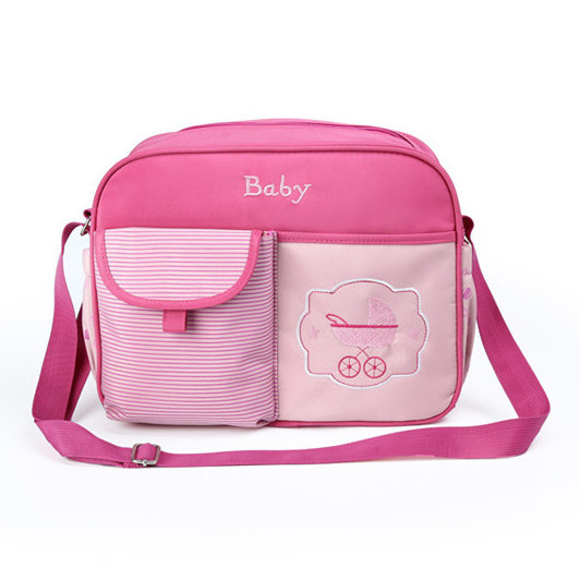 Wholesale stylish portable hanging baby diaper bag