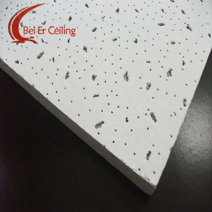 Beihua Factory Ceiling Panel False Ceiling Material 600x1200 Acoustic Mineral Fiber Ceiling Tiles