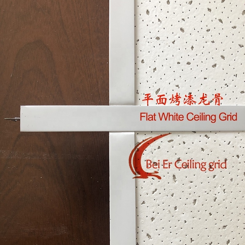 Gypsum Ceiling Board Accessories Metal Ceiling Joists T-bar Drop Ceiling Grid Hanging