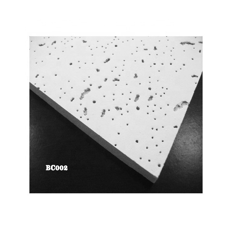 2 X 2 pinhole fine fissured mineral fiber ceiling tile in China