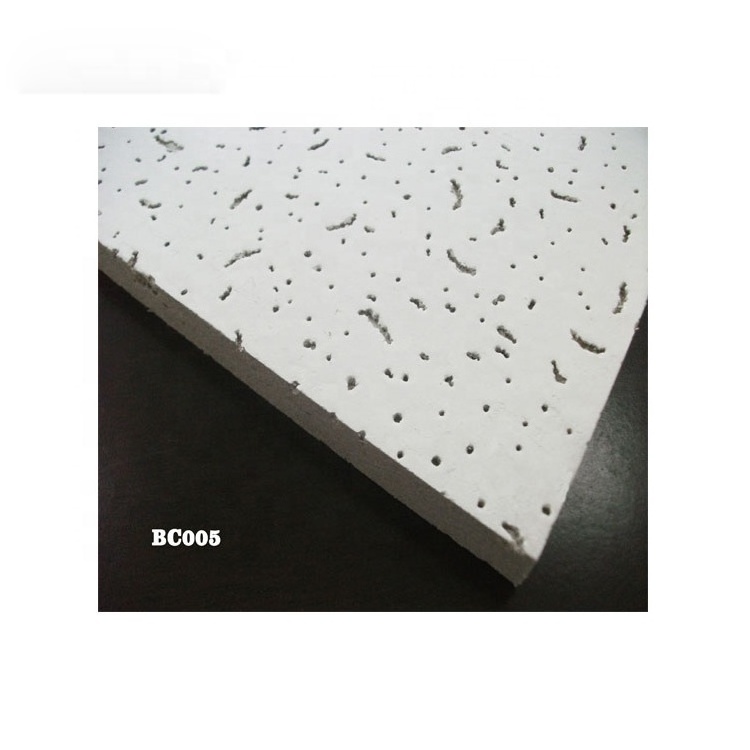 2 X 2 pinhole fine fissured mineral fiber ceiling tile in China