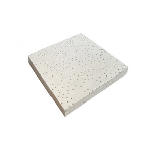 Fire and moisture resistant acoustic mineral wool board ceiling tiles