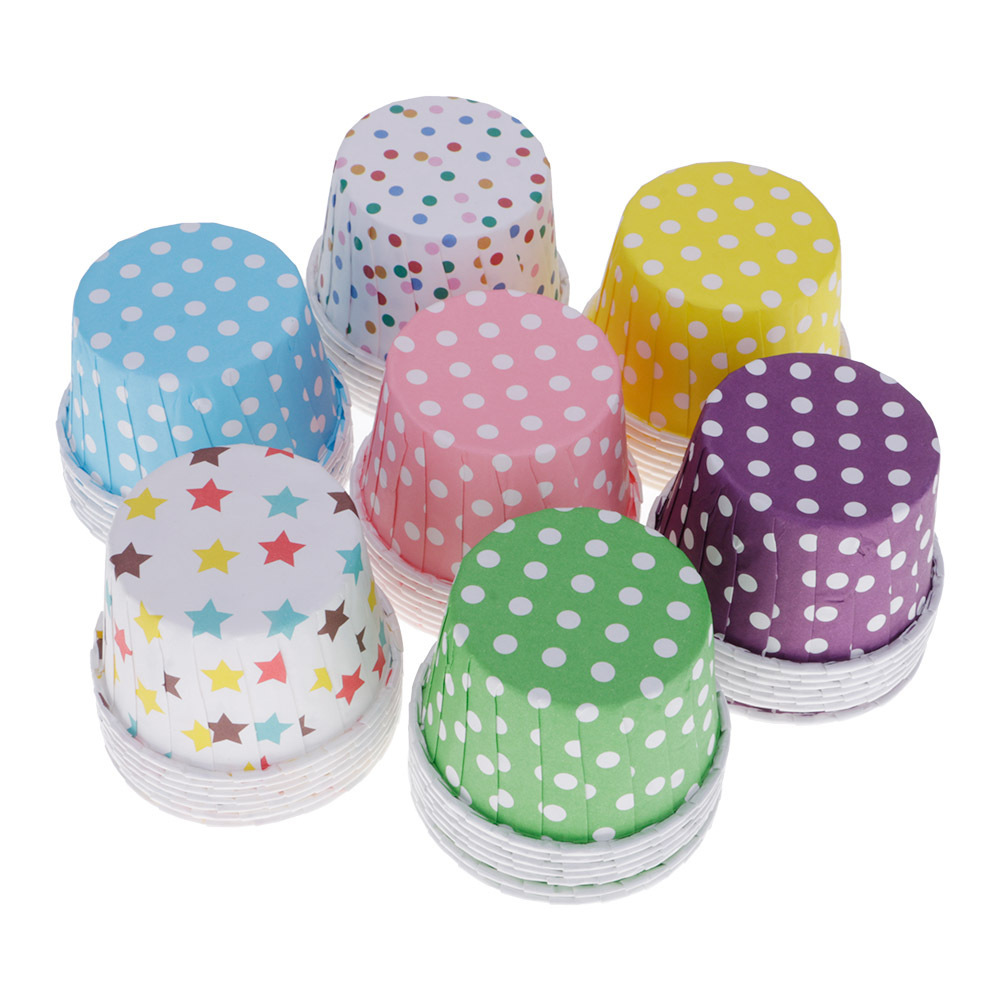 Cheapest Price Paper Baking Cups High Quality Roll Mouth Muffin Cups PET Coated Cake Cups