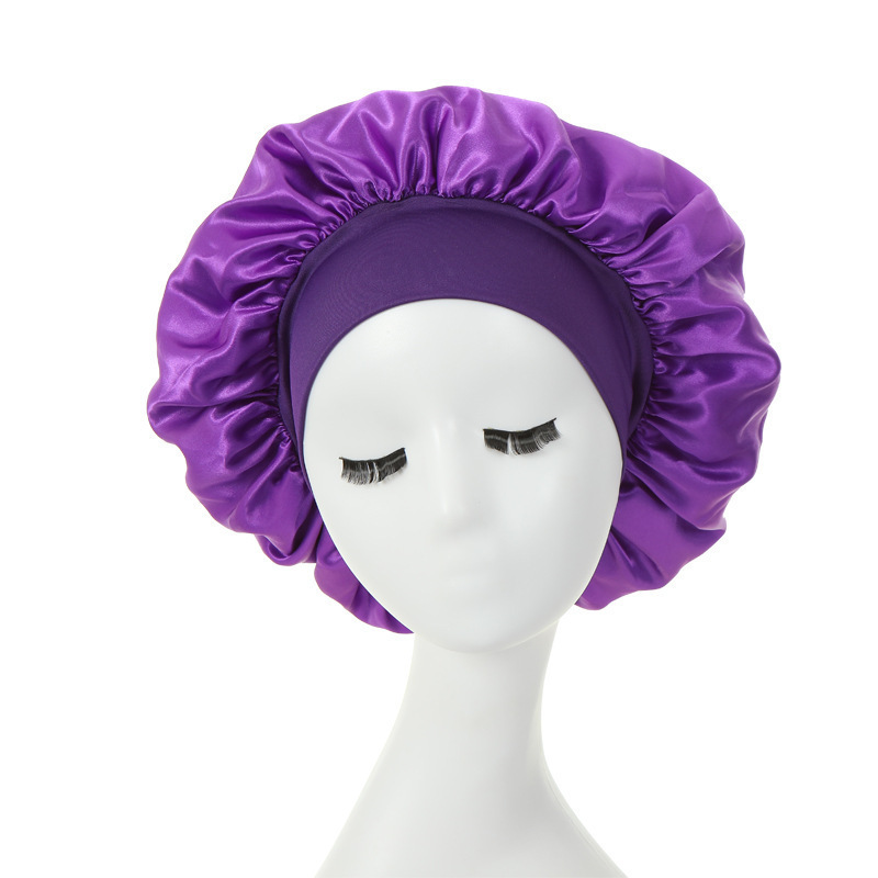 Hair bonnets sleeping cap women satin dry electric hair steamer cap hair drying growth cap