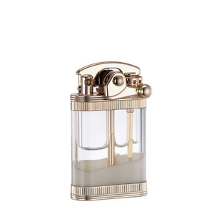 Flowing Sand Personalized Retro Transparent Oil Bin Kerosene Lighter